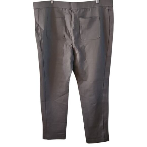 NWOT Isaac Mizrahi Live! Elements Women’s Gray PullOn Pants Size 2X Stretch Knit - Picture 4 of 7